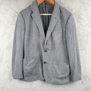 Bonobos Suit Jacket Mens‎ 40R Gray Textured Slim Fit Blazer Cotton Italian Knit